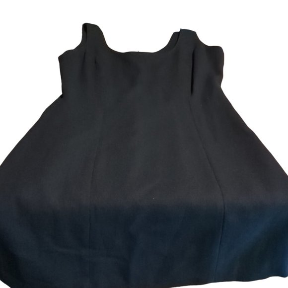 Woman's Size 6 Georges Marciano Black Cocktail Dress Made in the USA 100% Wool - Picture 1 of 3